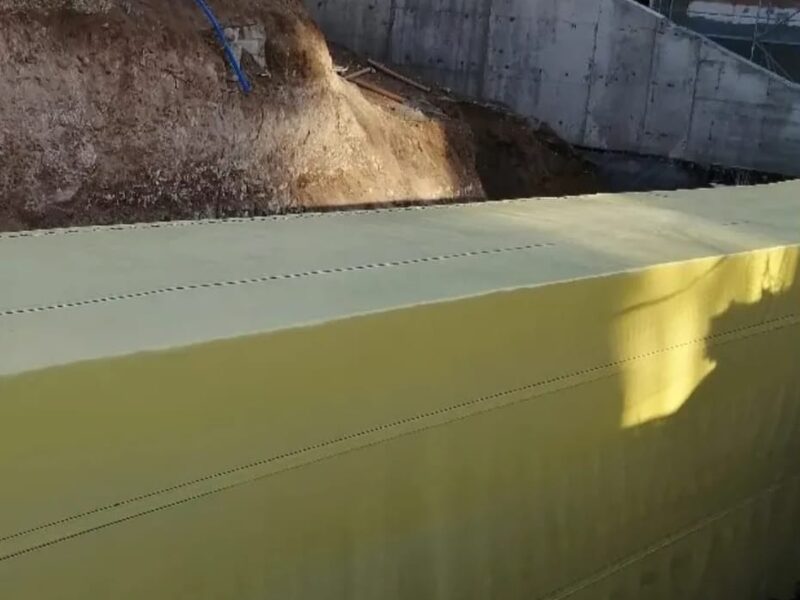 Yüzeye sürülen sürme izolasyon kaplama detayı